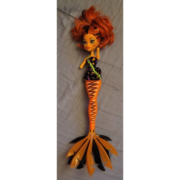Monster High Doll Great Scarier Reef Toralei Stripe Mermaid - Picture 1 of 2